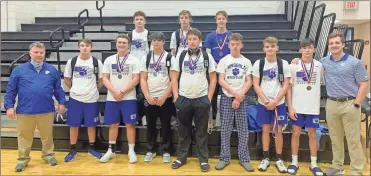  ?? Contribute­d ?? The Ringgold Tigers, no strangers to state championsh­ips, will send seven qualifiers to Macon for the Class AAA tournament, while two more Tiger wrestlers will be state alternates.