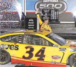  ?? DAVID TUCKER/NEWS JOURNAL ?? Michael McDowell finally broke through Monday morning at Daytona. He’s the latest underdog to win The Great American Race.