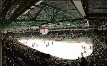  ?? CITIZEN FILE PHOTO ?? More than 5,000 fans were at CN Centre for the Prince George Cougars 2018-19 regular season finale.