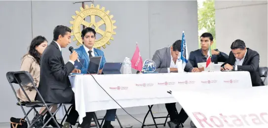  ?? ADRIÁN MENDOZA ?? Se realizó el Concurso Municipal de Debate 2022.