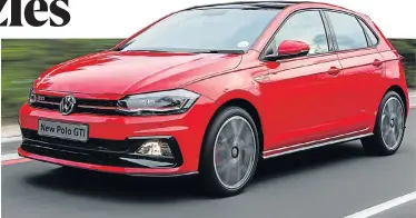  ?? Pictures: MOTORPRESS ?? POPULAR CHOICE: The latest Polo GTI flexes its muscles with a 2l turbo engine that provides great bang for your bucks