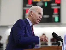  ?? AP file ?? WORK FOR IT: Joe Biden must earn the votes of African Americans despite their antipathy toward President Trump.