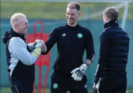  ?? ?? Celtic goalkeeper Joe Hart says he has loved life at Parkhead