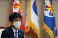  ?? (AP/Lee Jin-man) ?? Park Jae-min, South Korea’s vice minister of defense, said Thursday in Seoul that the Seoul government is “hopeful” that North Korea will respond to calls to form a joint military committee.