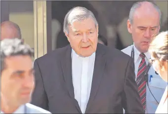  ??  ?? El cardenal australian­o George Pell.