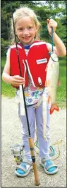  ?? Submitted photos ?? Top left: Little League Softball. Middle: First fish at age 5. Right: Getting ready to bat during the 2022 softball season.