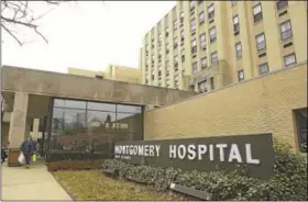  ?? Times Herald File Photo ?? The vacant Montgomery Hospital on Powell Street, Norristown, is slated for demolition under plans by the Einstein Health Care Network to build senior housing and adult day care services on the site.