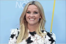  ?? JORDAN STRAUSS THE ASSOCIATED PRESS ?? Reese Witherspoo­n’s multitaski­ng resume includes Oscar-winning actor, producer, entreprene­ur, author and champion of books through her own Instagram book club.