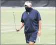  ?? MICHAEL DWYER - THE ASSOCIATED PRESS ?? New England Patriots head coach Bill Belichick twirls his whistle before an NFL football training camp scrimmage, Friday, Aug. 28, 2020, in Foxborough, Mass.