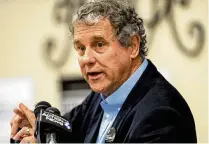  ?? PITTSBURGH POST-GAZETTE ?? U.S. Sen. Sherrod Brown is urging Norcold to reconsider closing its plants in Shelby and Darke counties.