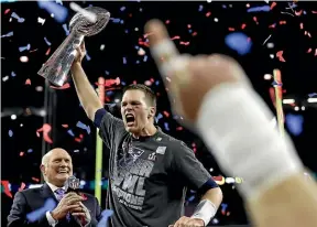  ?? GETTY IMAGES ?? Tom Brady has won a record seven Super Bowls for New England and the Tampa Bay Buccaneers.