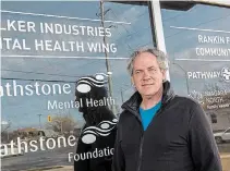  ?? BOB TYMCZYSZYN TORSTAR FILE PHOTO ?? Pathstone Mental Health’s full online platform will supplement in-person sessions once lockdown ends, CEO Shaun Baylis says.