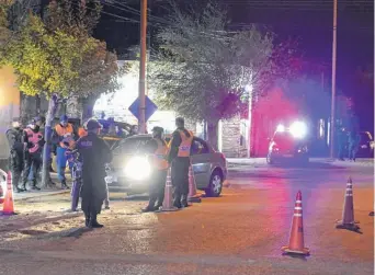  ?? FACUNDO MORALES-LA NUEVA. ?? Uno de los procedimie­ntos de la víspera fue realizado en Pampa Central y 17 de Mayo.