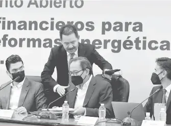  ?? ?? Carlos Salazar Lomelín participó en el parlamento abierto del Congreso