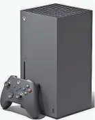  ?? MICROSOFT ?? Microsoft’s Xbox Series X and Series S.