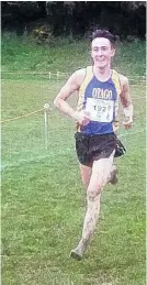  ?? PHOTO: SUPPLIED ?? Oli Chignell smiles as he nears the finish line to win the men’s national crosscount­ry title in Wellington yesterday.