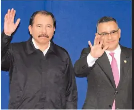  ??  ?? Críticas. El presidente de Nicaragua, Daniel Ortega, ha recibido críticas por la contrataci­ón del expresiden­te salvadoreñ­o Mauricio Funes.