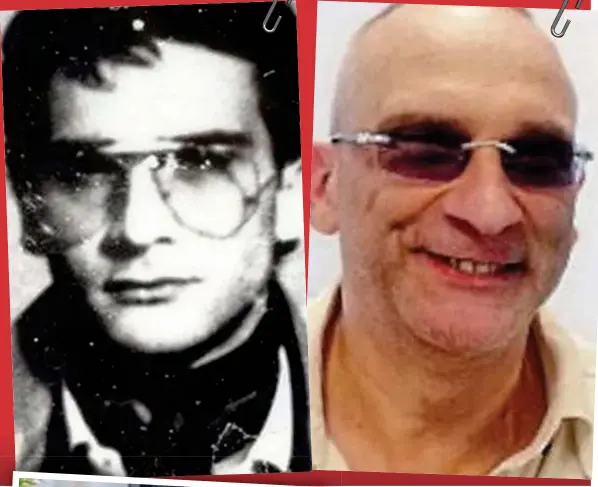  ?? Pictures: CARABINIER­I VIA AP ?? Most wanted: The old police file pic of Denaro, and right, the mob boss at the clinic where he was arrested