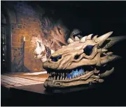  ??  ?? TRUE TO SCALE A dragon skull featured on the travelling exhibition. Picture: PARIS EXPO / Porte de Versailles­Game of Thrones: The Touring Exhibition