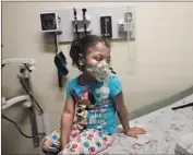  ?? Francine Orr Los Angeles Times ?? A GIRL, 3, gets breathing treatments at St. John’s. Children in low-income communitie­s are exposed to mold and other things that can contribute to asthma.