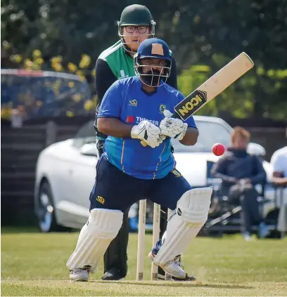  ?? Pete Stonier ?? ● Ashar Zaidi hit an unbeaten 54 in Norden’s win against Middleton