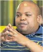  ??  ?? NO ASSISTANCE: ANC Youth League president Collen Maine