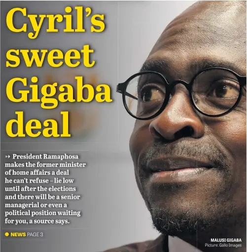  ?? Picture: Gallo Images ?? MALUSI GIGABA