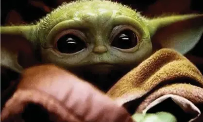  ??  ?? Almost as soon as ‘Baby Yoda’ debuted on the new Disney Plus series The Mandaloria­n, a thousand internet memes bloomed in its wake.