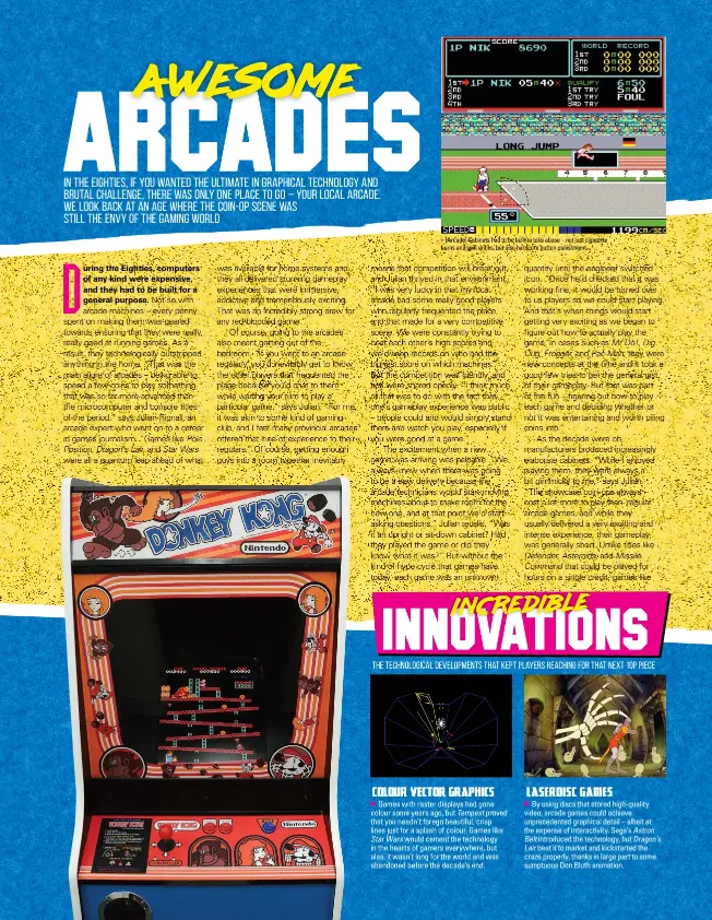  ??  ?? » [Arcade] Cabinets had to be built to take abuse – not just cigarette burns and spilt drinks, but also hardcore button punishment.