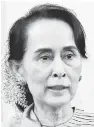  ??  ?? SUU KYI