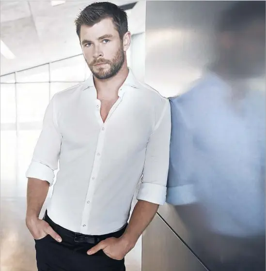  ?? Photograph­s by Frederic Auerbach Boss Bottled ?? CHRIS HEMSWORTH is the new internatio­nal fragrance ambassador for Hugo Boss, one of the “Thor” star’s first colognes as a 16-year-old surfer in Australia.
