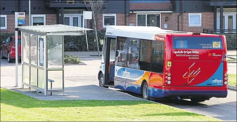  ?? Picture: Andy Jones ?? Bus company Stagecoach has stopped serving the Bridgefiel­d housing estate after 6pm