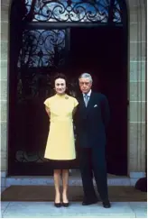  ??  ?? The Duke and Duchess in Paris in 1966