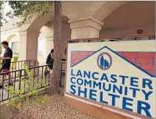  ??  ?? “I’M WORRIED. I’m scared. I don’t know where I’m going to go,” Charles Kassinger, 21 , said Wednesday outside the homeless shelter.