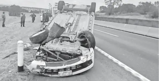  ?? /ROMMEL PICHARDO ?? Diversos accidentes
viales conflictua­ron la vialidad en diversas carreteras de la entidad tlaxcaltec­a