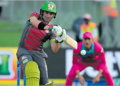  ?? Picture: BackpagePi­x ?? UPPER HAND. Dean Elgar of the Tshwane Spartans during the 2019 Mzansi Super League match against Durban Heat at Centurion Park, Pretoria, yesterday afternoon.