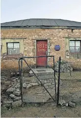  ?? Picture: GETTY IMAGES ?? MARKER: Charlotte Maxeke’s home in Kliptown, Soweto, which bears a heritage plaque on its crumbling façade