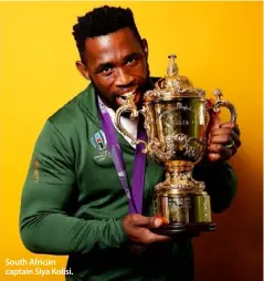  ??  ?? South African captain Siya Kolisi.