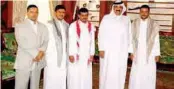  ?? (الوطن) ?? أمير قطر السابق يستضيف قيادات حوثية