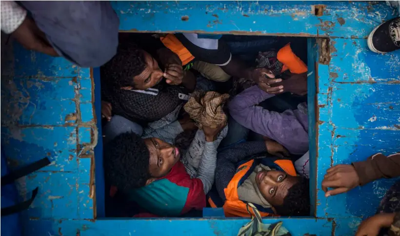  ?? KEYSTONE ?? Nei primi 5 mesi del 2017, 71’418 migranti e rifugiati sono giunti in Europa via mare, 1’650 sono morti nel Mediterran­eo