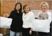  ?? Mona Weatherly ?? At the Chief for the drawing of the name of the winner of the Kool Kash promotion and helping draw names are Jodi Carlson, Brewbakers Coffee & Gifts of Arnold, left; Donnis Hueftle-Bullock, Chief general manager; and Kelli Safranek, the Secret Garden of Merna and Dairy Queen.