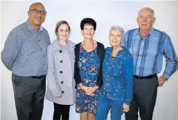  ?? Picture: LEBOGANG TLOU ?? LOOKING AFTER THE CHILDREN: The Child Welfare Port Alfred AGM was well attended, with Ndlambe mayor Phindile Faxi attending to hear the good news about how Ndlambe children without homes are being well taken care of. From left, the committee for...