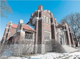  ?? CATHIE COWARD HAMILTON SPECTATOR FILE PHOTO ?? Historic
St. Giles Church is slated for demolition to make way for multi-unit housing.