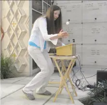  ?? Styrouse ?? Performer Maggi Payne is bringing a theremin — controlled by moving hands near two antennae — to the Garden of Memory.
