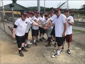  ?? SUBMITTED PHOTO ?? Camaraderi­e is a big part of the appeal of the Berks County Senior Softball League.