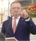 ?? — Reuters ?? Russia’s Ambassador to the UK, Alexander Yakovenko, holds a news conference in the Russian Embassy in London on Thursday.