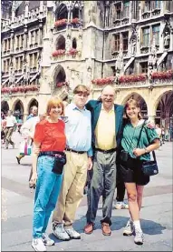  ?? Fisher family photo ?? Rebecca (right) is the surviving member of her family. Emily Klyce Fisher was murdered in 1995; brother Adrian died of a drug overdose in 1999; father Hubert died of cancer last year.