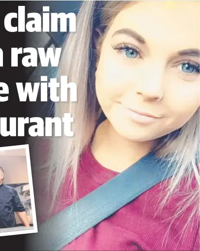  ??  ?? Natalia Jayne Clarke left a review on Facebook saying she had the "worst customer experience" while dining at Sardjiono's Italian Restaurant.