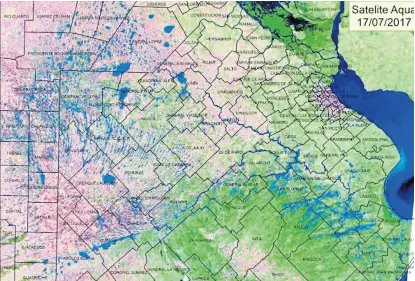  ?? Pablo Ginestet ?? El norte de Buenos Aires y La Pampa, y el sur de Córdoba y Santa Fe, las áreas más afectadas