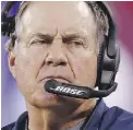  ??  ?? Head coach Bill Belichick